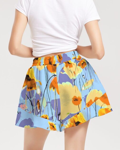Summer Flowers Women’s Ruffle Shorts