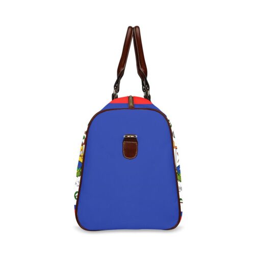 Belize Flag Travel Bag (Brown)