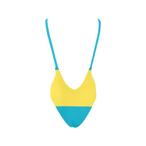 The Bahamas Flag Backless High Cut Swimsuit