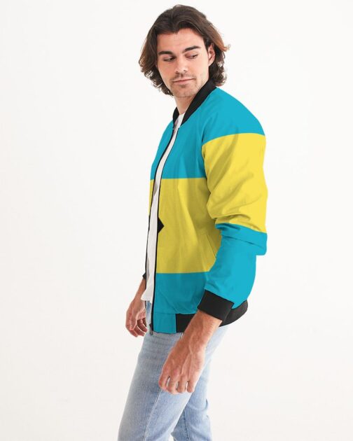 The Bahamas Flag Men's Bomber Jacket