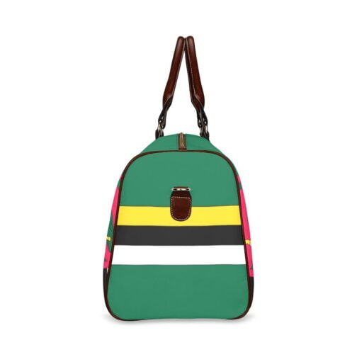 Dominica Flag Travel Bag (Brown)