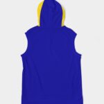 Barbados Flag Mens Sleeveless Hoodie