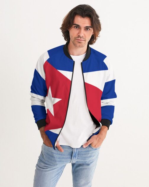 Cuba Flag Men's Bomber Jacket