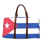 Cuba Flag Travel Bag (Brown)