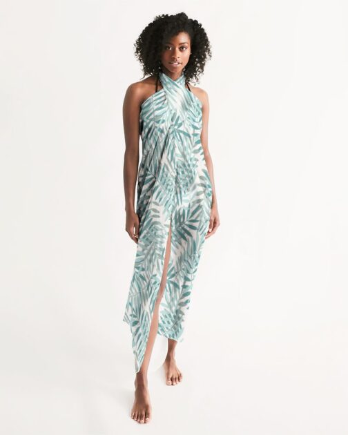 Layered Palms Swim Cover Up
