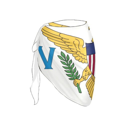 US Virgin Islands Flag Women’s Beach Sarong Wrap