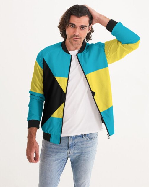 The Bahamas Flag Men's Bomber Jacket