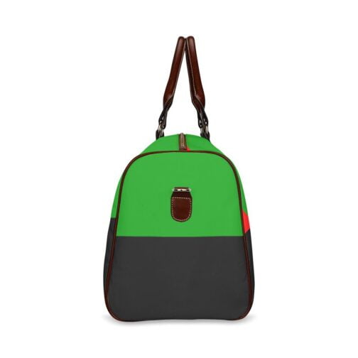Martinique flag Travel Bag (Brown)
