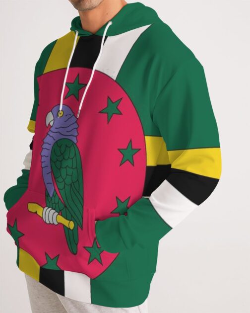 Dominica Flag Men's Hoodie