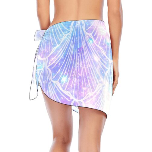 Mermaid Galaxy Print Women’s Beach Sarong Wrap