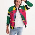 Dominica Flag Men's Bomber Jacket
