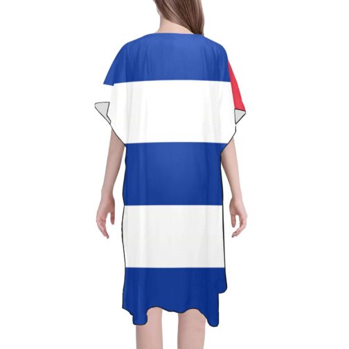 Cuba Flag Mid-Length Chiffon Cover Up