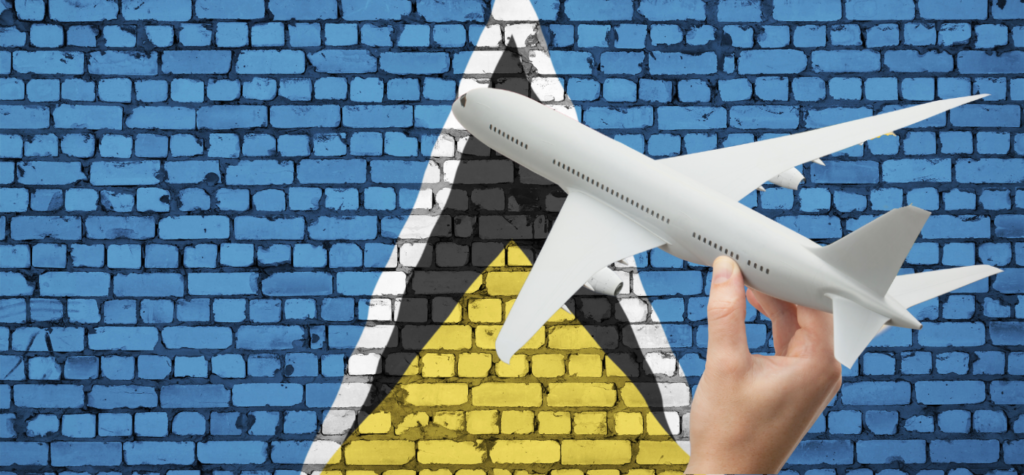 Saint Lucia Flag blog hero banner
