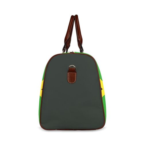 Jamaica Flag Travel Bag (Brown)