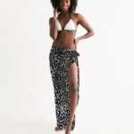 Cheetah Black Swim Cover Up