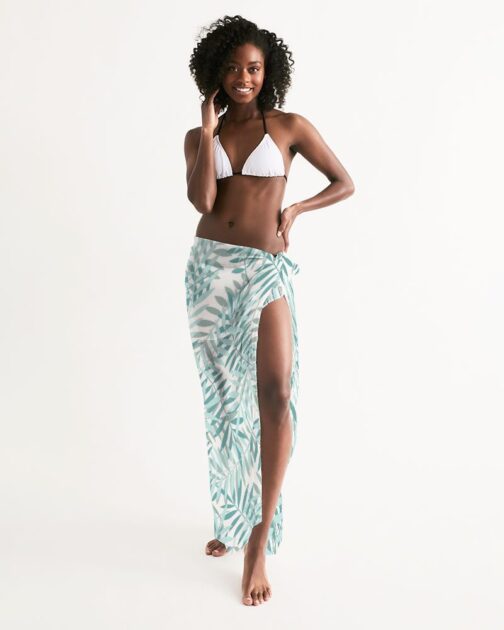 Layered Palms Swim Cover Up