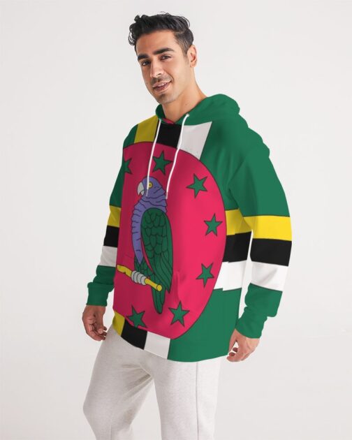 Dominica Flag Men's Hoodie