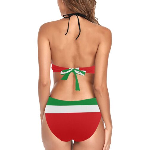 Guadeloupe Flag Women’s Fringe One Piece Swimsuit
