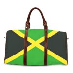 Jamaica Flag Travel Bag (Brown)