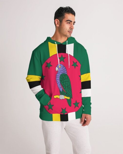 Dominica Flag Men's Hoodie
