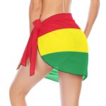 Rasta Flag Women’s Beach Sarong Wrap