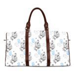 Simple print Travel Bag (Brown)