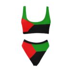 Martinique Flag High-Waisted Bikini