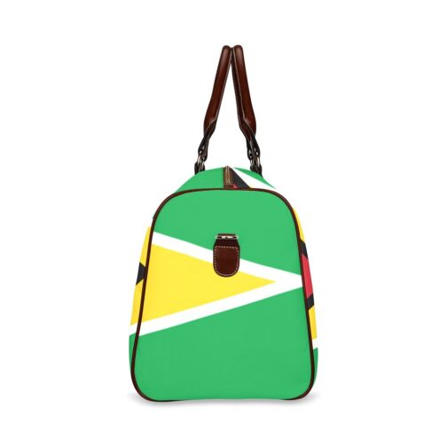 Guyana Flag Travel Bag (Brown)