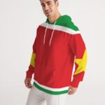 Guadeloupe Flag Men's Hoodie