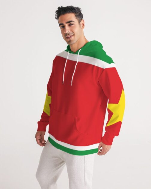 Guadeloupe Flag Men's Hoodie