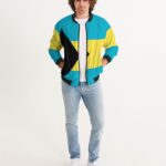 The Bahamas Flag Men's Bomber Jacket