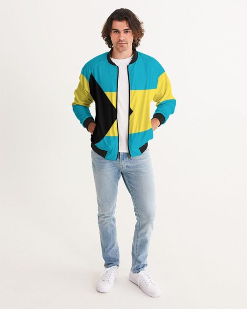 The Bahamas Flag Men's Bomber Jacket