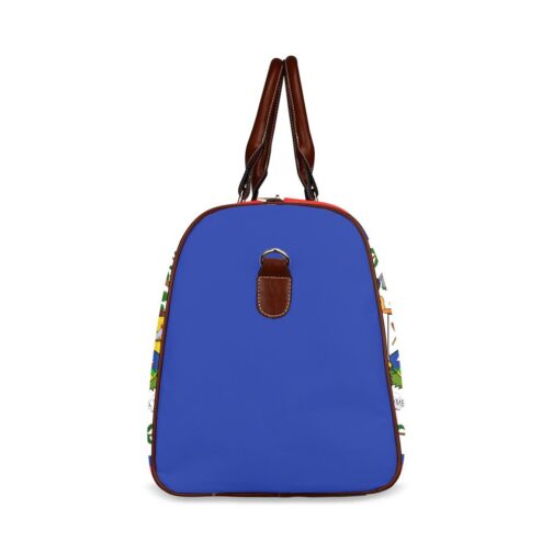 Belize Flag Travel Bag (Brown)