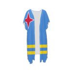 Aruba Flag Mid-Length Chiffon Cover Up