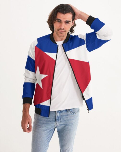 Cuba Flag Men's Bomber Jacket