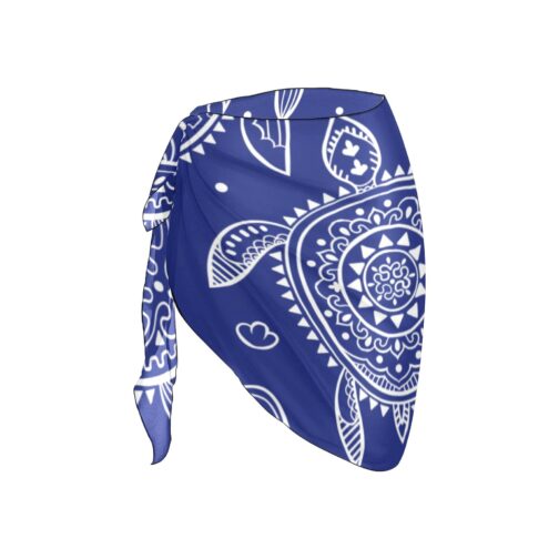 Tribal Turtle Pattern Women’s Beach Sarong Wrap