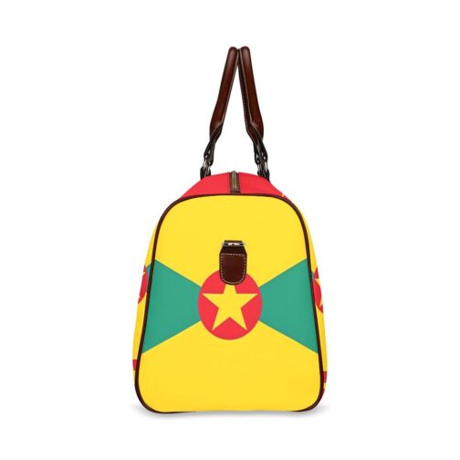 Grenada Flag Travel Bag (Brown)