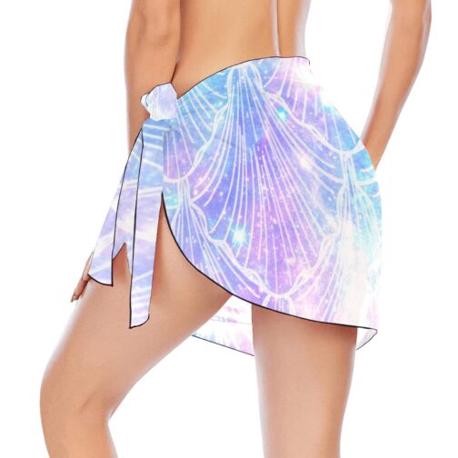 Mermaid Galaxy Print Women’s Beach Sarong Wrap