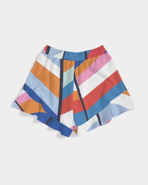 Rainbow Women’s Ruffle Shorts