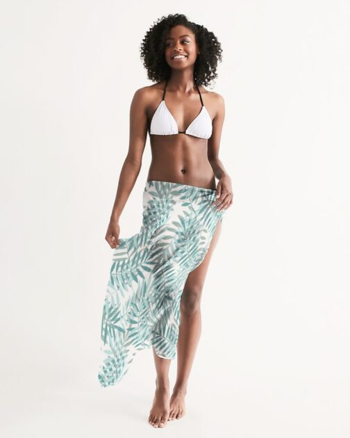 Layered Palms Swim Cover Up