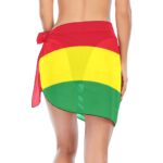 Rasta Flag Women’s Beach Sarong Wrap