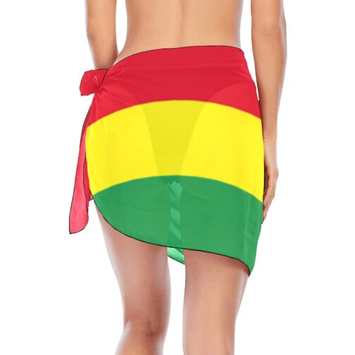 Rasta Flag Women’s Beach Sarong Wrap