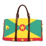 Grenada Flag Travel Bag (Brown)
