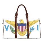 US Virgin Island Flag Travel Bag (Brown)