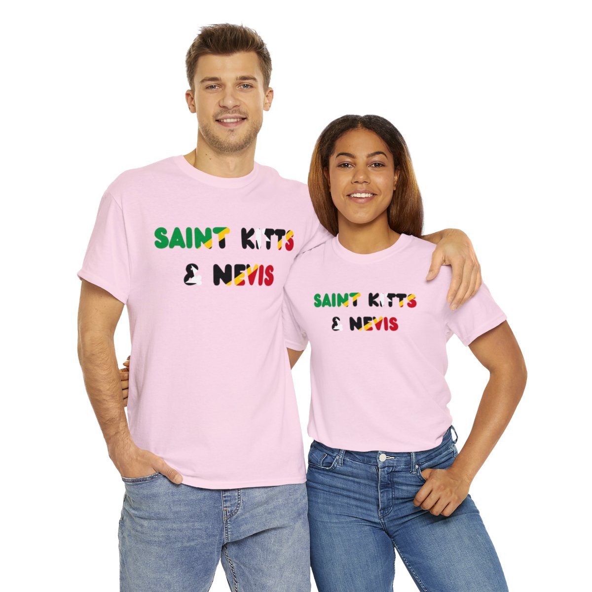 Saint Kitts and Nevis Name Flag Tee Saint Kitts and Nevis Name Flag Tee - Image 39