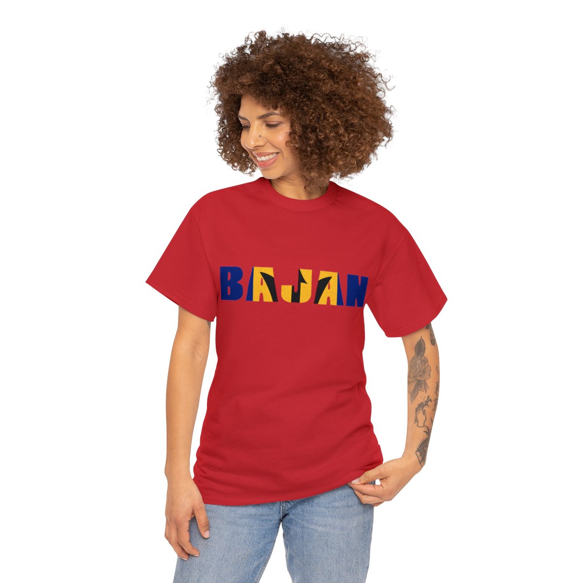 Bajan Name Flag Tee Bajan Name Flag Tee - Image 50