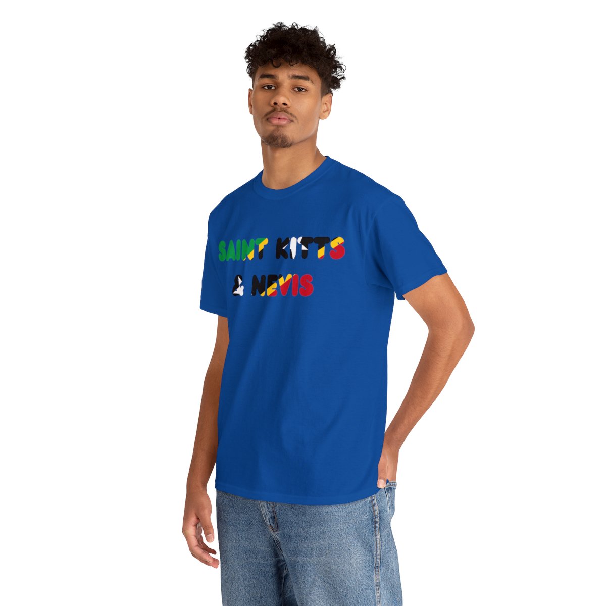 Saint Kitts and Nevis Name Flag Tee Saint Kitts and Nevis Name Flag Tee - Image 33