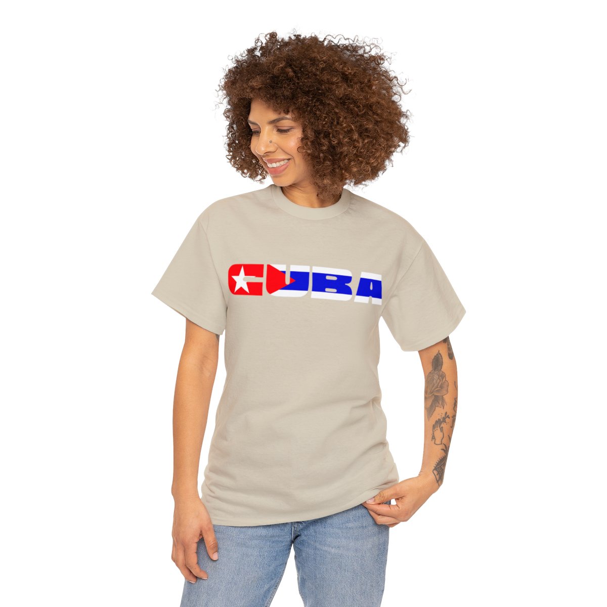 Cuba Name Flag Tee Cuba Name Flag Tee - Image 6
