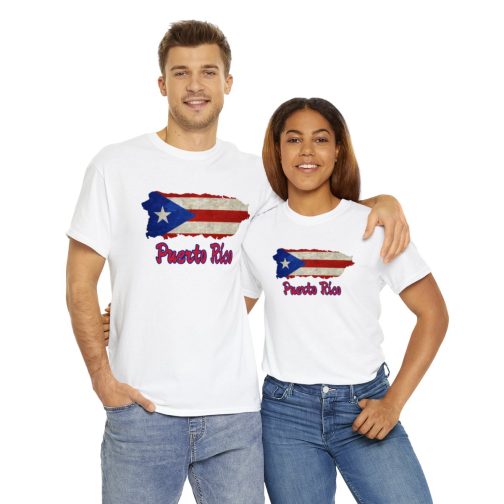 Puerto Rico Island Flag Tee - Image 4