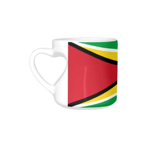 Guyana Flag Heart-shaped Mug (10.3 OZ) - Image 3